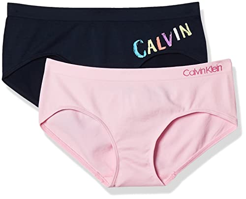 Calvin Klein Girl's Seamless Hipster, 2 Pack