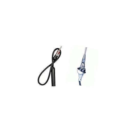 Harmony Audio Bundle Compatible with 1995-2004 Toyota Tacoma HA-44UT91 Replacement OEM Style Mast Antenna with HA-ANTEXT12 12
