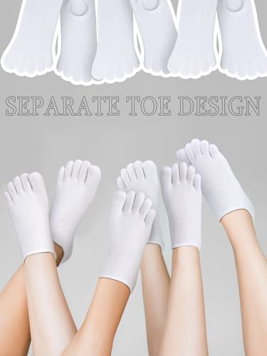 Image of Bencailor Women Toe Socks Cotton No Show Sock | 6 /12 Pairs Low-cut Socks with Toes Separated, Soft Breathable Cotton, Ankle Five-finger Sock for Running Athletic Daily Wear