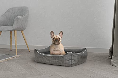 Panier pour chiens et chats Dandy polyester gris 62x50cm