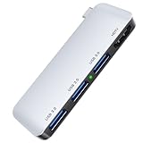 Compatibilité Étendue : Un seul hub type-c pour tous vos usages. Pour le travail : connectez facilement des ordinateurs portables, claviers, souris, imprimantes et projecteurs. Pour le divertissement numérique : compatible avec les consoles de jeu PS5/PS4, il transfère rapidement les fichiers volumineux depuis les disques durs et les appareils photo. Pour une utilisation mobile et en voiture : compatible avec la plupart des systèmes automobiles, pour agrémenter vos trajets. Pour votre bureau à la maison : il peut même alimenter des ventilateurs ou des lampes de lecture USB. Sa vaste compatibilité répond à tous vos besoins, qu'ils soient professionnels ou personnels