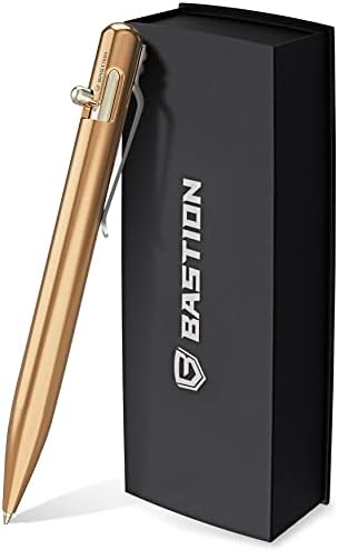 BASTION Ink Pen Refills - Fine Tip Ink Refill Cartridge  Black Blue Red Replacement for All Retractable Bastion Bolt Action Pens - Standard or Gel Ballpoint Pen Ink Refills