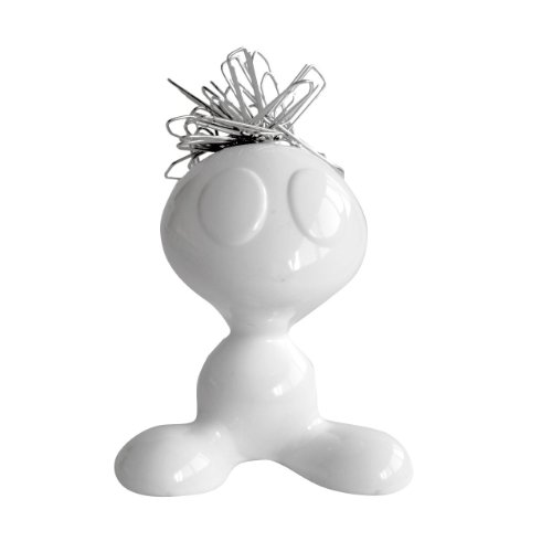 Preisvergleich Produktbild Koziol "Gelockt" Papier Clip Spender Weiß