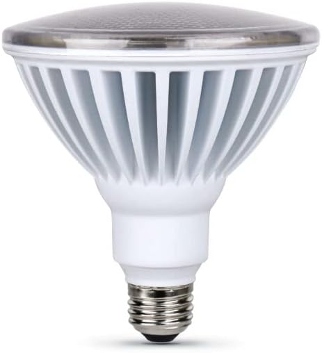 Feit Electric Bombilla LED PAR38 del anochecer al amanecer, 3750 lúmenes, fotocélula integrada, 40 W, bombilla de inundación equivalente a 250 W,