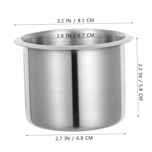 Soporte para vasos para sillones insertable acero inox miniatura 2