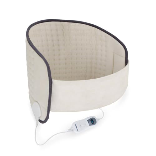 Orbegozo AHL 2000   Almohadilla eléctrica lumbar, funda lavable, 3 niveles de potencia, mando con display LCD, auto apagado de seguridad, 100 W