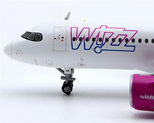Wings Wizz Air Airbus A320NEO HA-LJA 1?400 【カリーナ】 ダイカスト航空機 組み立て済みモデル