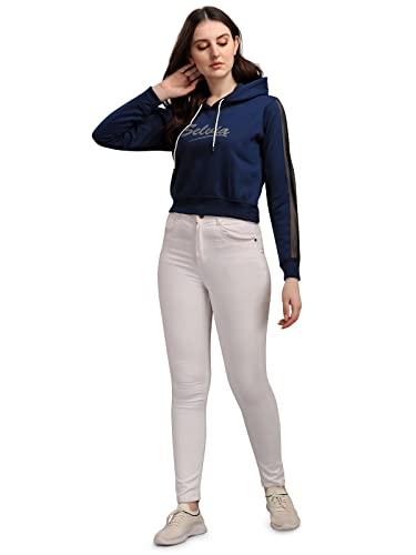 Image of Selvia Women's Cotton Blend Hooded Sweatshirt