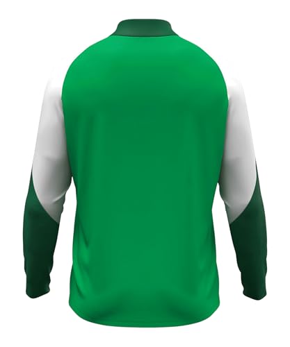 Ziptop Dynamic JAKO veste demi-zip bicolore vert et blanc taille 152 - 3