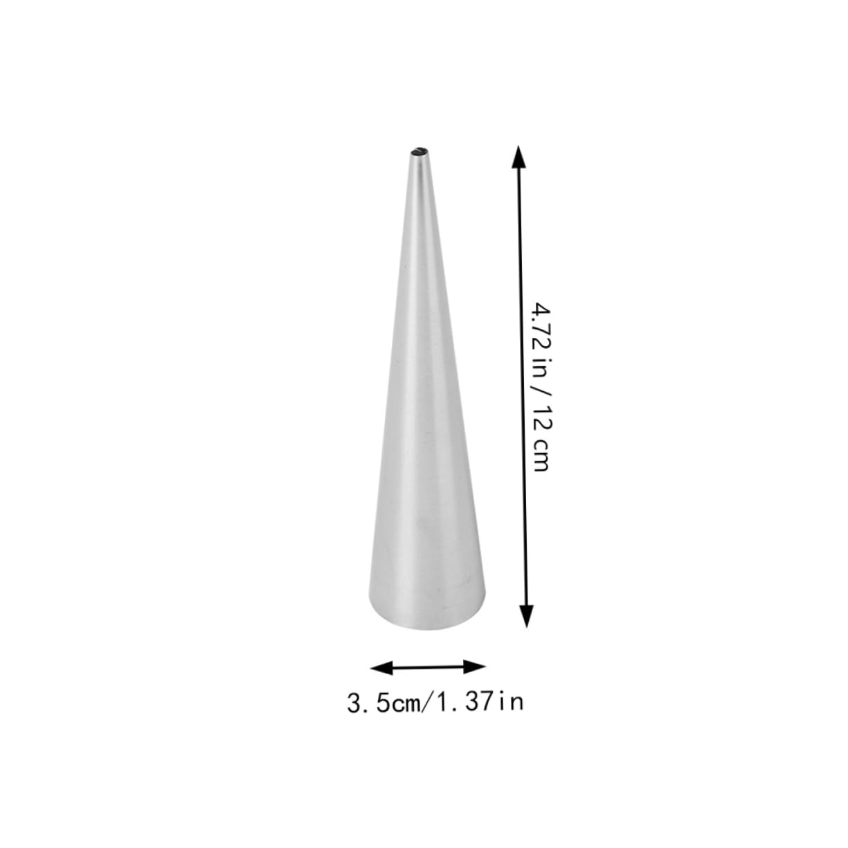 Garneck 30pcs Stainless Steel Croissant Molds Baking Cone Molds for Croissants Desserts and Bread Reusable Easy to Smooth for Non-stick Baking