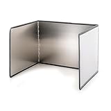 3-Sided Splatter Guard - Stainless Steel Foldable Grease Splatter Screen for Frying Pan, Nonstick & Heat Resistant Stove Top Shield, Stops Oil Splashes for Safer Cooking