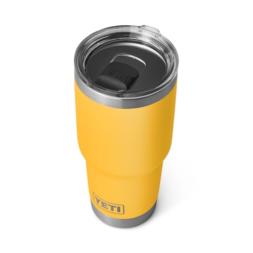Image of YETI Rambler 30 oz Tumbler, Stainless Steel, Vacuum Insulated with MagSlider Lid, Alpine Yellow