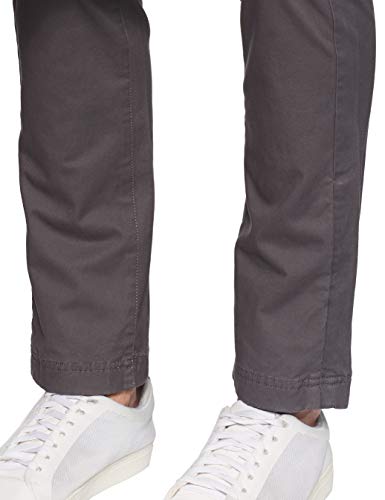 Image of Indian Terrain Men's Slim Fit Casual Trousers (ITMTR00284 Dark Grey 50)
