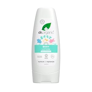 Dr Organic Calendula Baby Lotion, Fragrance Free, Skin Soothing, Sensitive Skin, Natural, Vegan, Cruelty-Free, Paraben & SLS-Free, Organic, 200ml
