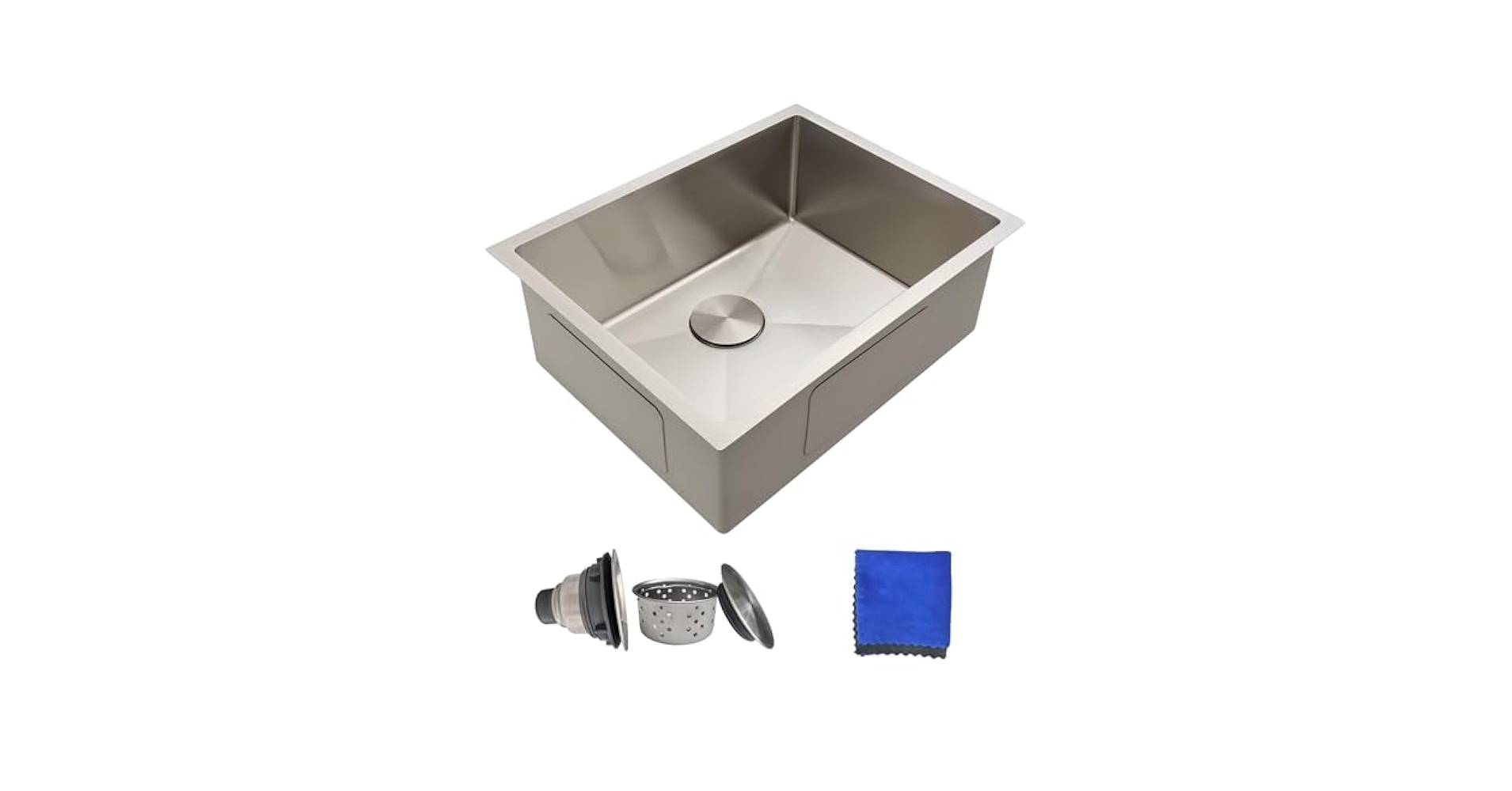 naminori fam 23 Inch Undermount Kitchen Sink - Delironexu 18 Gauge