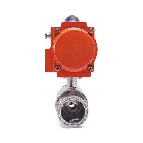 Vanne sanitaire en inox 304 de 38mm dotée d'un vérin pneumatique double effet durable