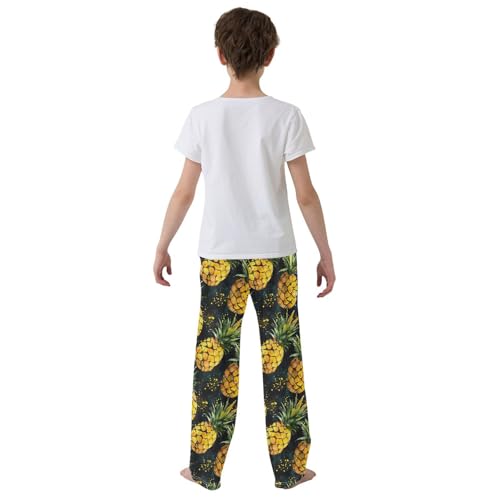 Pajama Pants Pineapples Pattern PJ Bottoms Sleepwear Lounge Sleep Pant with Pockets3