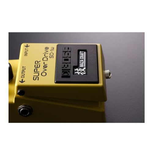 Image of BOSS SD-1W SUPER OverDrive | Premium Waza Craft Guitar Effect Pedal with Analog Circuitry | True Reproduction of the Legendary BOSS SD-1 SUPER Overdrive | Standard & Custom Playing Modes | All-Discrete Analog Circuit, Standard and Custom Modes, Level and Tone and Drive Controls, Made in Japan