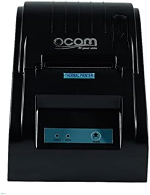 Superiore view of OCOM OCPP-585A-U-B Thermal Receipt Printer with paper loaded
