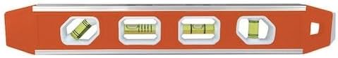 12 in. Aluminum Magnetic Torpedo Level 5 vial, Mfr: 1422-1200-A
