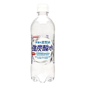 サンガリア 伊賀の天然水 強炭酸水 プレーン 500ml×48本