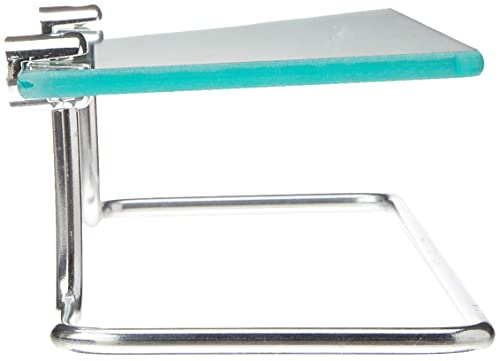 Prateleira Vidro com Haste 30 x 12 cm 6 Peças, Pincéis Atlas, Transparente