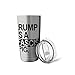 The Diaper king trump is a fascist pig (black) Stainless Steel Insulated Tumbler