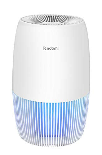 空気清浄機 WIFI Tendomi 小型 静音 花粉 ホコリ 省エネ スマホ制御可 HEPAフィルター 日本語説明書付き 15畳対応 ホワイト ペット 3段風量設定 睡眠モード ナイトライト付き