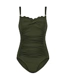 Hunkemöller Badeanzug Scallop - Khaki - 44