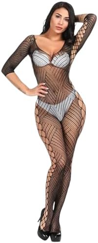 BODYSTOKİNG VÜCUT ÇORABI SEKSİ İÇ ÇAMAŞIRI ELBİSE ETEK İÇİ GİYİM LİKRALI DESENLİ - Görsel 2