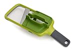 Joseph Joseph Multi-Grip Kitchen Mandoline, Adjustable Fruit and Vegetable Slicer, 3-Slice Thickness, with Precision Food Grip, Green
