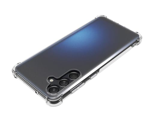 Image of BOXXO Flexible Back Cover for Samsung Galaxy M55 5G | Back Cover Transparent Clear Shockproof Case Four Corner Protection | Slim Protective Mobile Phone Cover for Samsung Galaxy M55 5G