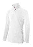Cierre central con cremallera Velilla 201501; Forro Polar; Color Blanco; Talla XL