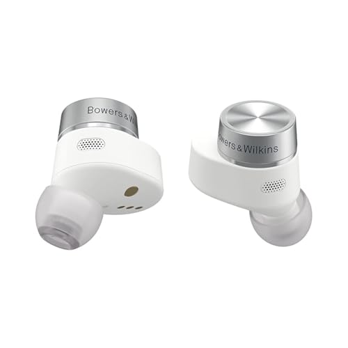 Bowers & Wilkins Pi7 S2 (Modelljahr 2023) kabellose True Wireless Noice Cancelling Kopfhörer mit Bluetooth, aptX, aktivem Noise Cancellung (ANC) und integrierten Mikrofonen // Canvas White