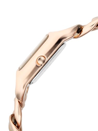 Image of Fastrack Vyb Prodigy with Quartz Analog Mocha Brown Dial Rose Gold Alloy Strap Watch for Girls - FV60125WM02W