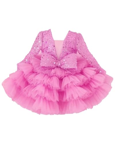Cute Tulle Sequins Pageant Dresses for Girls Flower Girl Dresses for Wedding Birthday Party Ball Gowns