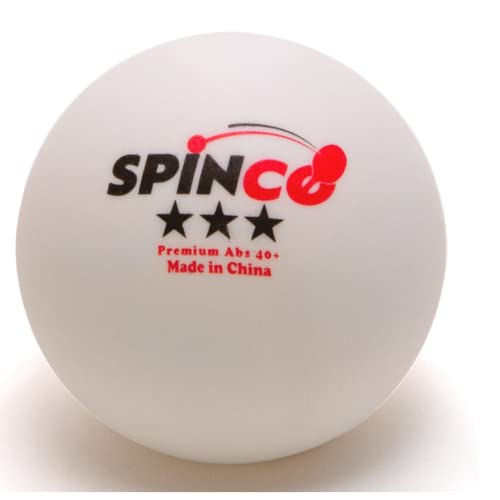 12 Pack Spinco Ping Pong Balls | 3-Star Table Tennis Balls | 40+ Abs Training Or Competition Balls | Six White | Six Orange For Indoor Or Outdoor Play. #TOP3