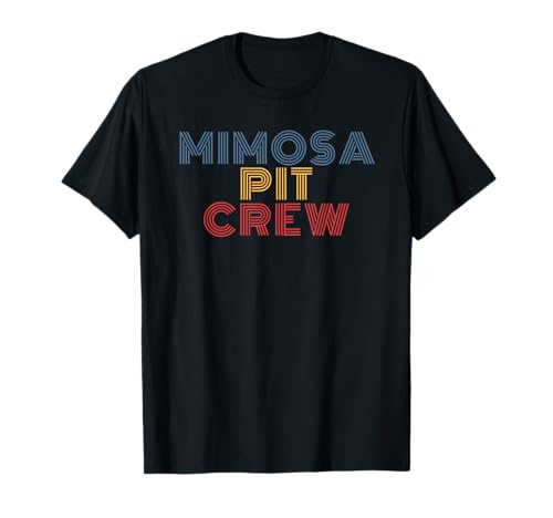 Mimosa Pit Crew Funny Brunch Drinking Squad T-Shirt
