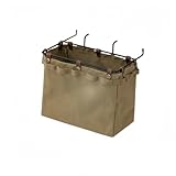 折りたたみ式吊り下げ式テーブルサイド収納バッグ、サイドポケット、屋外ピクニックやキャンプ用テーブルサイドブラケット (カーキ)