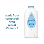 Johnson's Baby Powder, Naturally Derived Cornstarch with Aloe & Vitamin E for Delicate Skin, Hypoallergenic and Free of Parabens, Phthalates, and Dyes for Gentle Baby Skin Care, 15 oz - Image 5