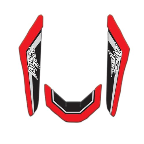 Honda Africa Twin CRF1100L 2016-2025 Uyumlu Çamurluk Pad Seti Siyah Kırmızı