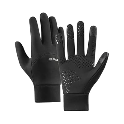 Electric Heated Winter Gloves for Men Women,Rechargeable Motorcycle Heated Hand Warmers Gloves Skiing Golf Hiking,Black,Large,Black,X-Large,
