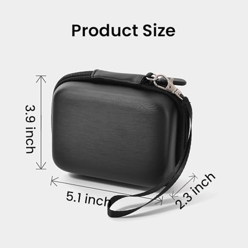 Image of VERTUS Camera Case for Kodak Pixpro fz45-55, Canon IXUS & PowerShot ELPH Series, Panasonic LX /FX, Nikon S Series, Sony Cyber-Shot DSC Series, W /T Series, VAHOIALD Digital Camera, Nsoela Kids (Black)