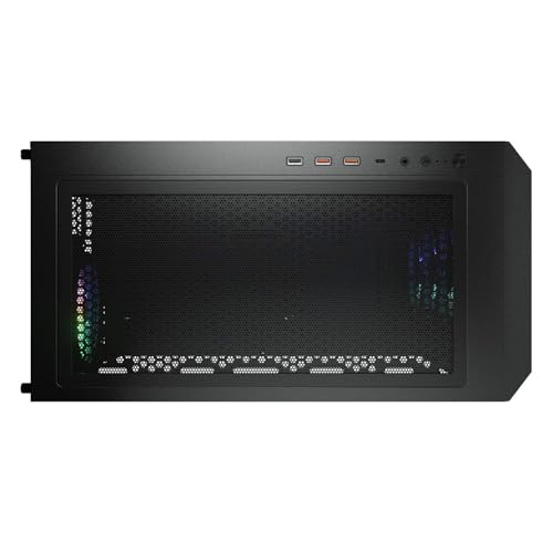 Image of Cougar Gaming Duoface Mid Tower Case Series, Supporting 390mm Graphics Card, Incredible RGB Lighting, Two Distinct Front Panels Included, Mesh and Tempered Glass (Duoface Pro RGB - Black)