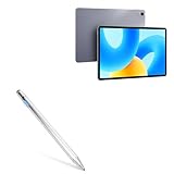BoxWave Stylus Pen Compatible with Huawei MatePad 11.5 - AccuPoint Active Stylus, Electronic Stylus with Ultra Fine Tip - Metallic Silver