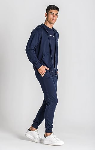 Veste sweat Gianni Kavanagh marine avec micro-capuche ajustable - 3