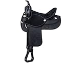 Eclipse by Tough1 Synthetic Barrel Saddle 14in Bla