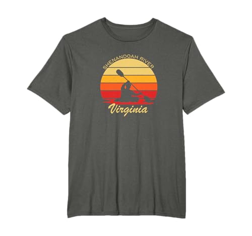 Vintage Kayak Shenandoah River Virginia Adventure T-Shirt