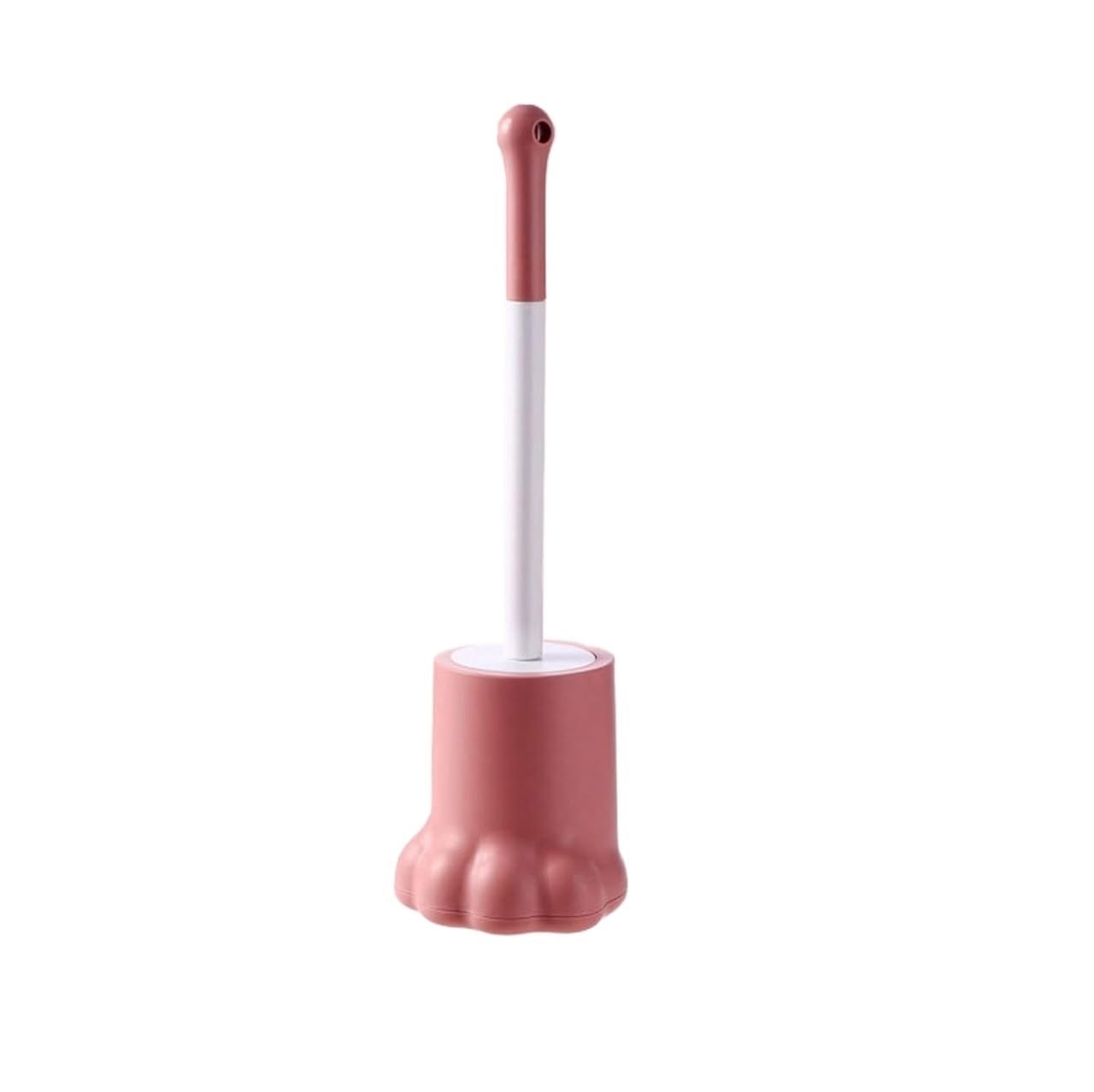 toilet brush, 2 Pack Toilet Bowl Brush Cleaner Long Handle, Scrubber Home for Bathroom(Red)