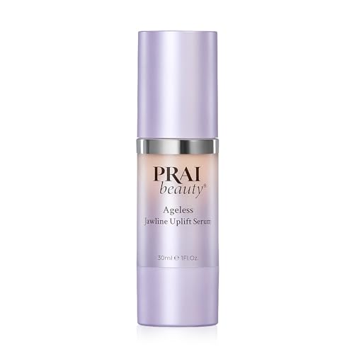 PRAI Ageless Jawline Uplift Serum 30ml - Dramatic Anti-Gravity Instant Lift & Tightening Effect - Reduces Appearance Of Wrinkles - Firms Tones & Smoothes Skin - With Hyaluronic Acid Vitamins C & E